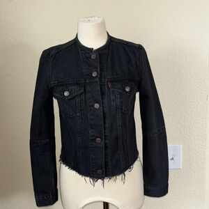 Levi’s raw hem trucker Jean jacket